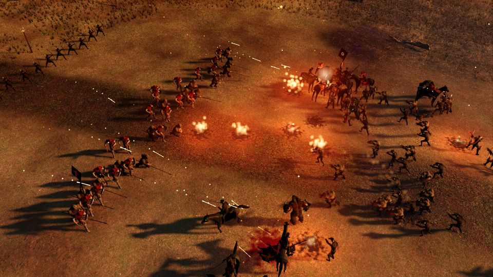 Two armies meet