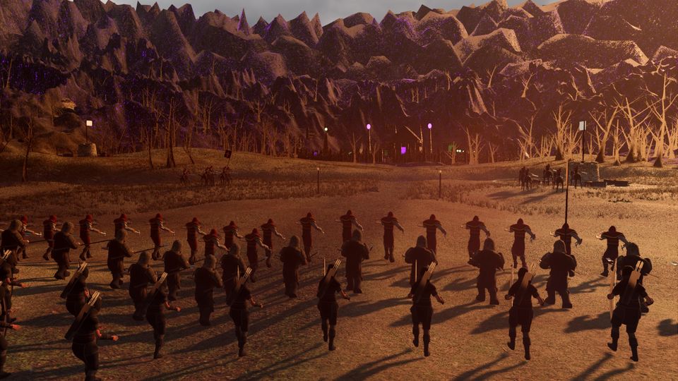 The Order marches into the valley